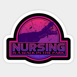 Funny Nursing Shirts I health care emergency Sticker